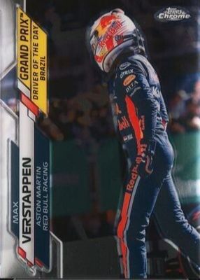 2020 Topps Chrome Formula 1 #173 Grand Prix Driver of the Day (Brazil)