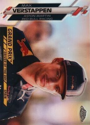 2020 Topps Chrome Formula 1 #158 Grand Prix Driver of the Day - Refractor (Spain)