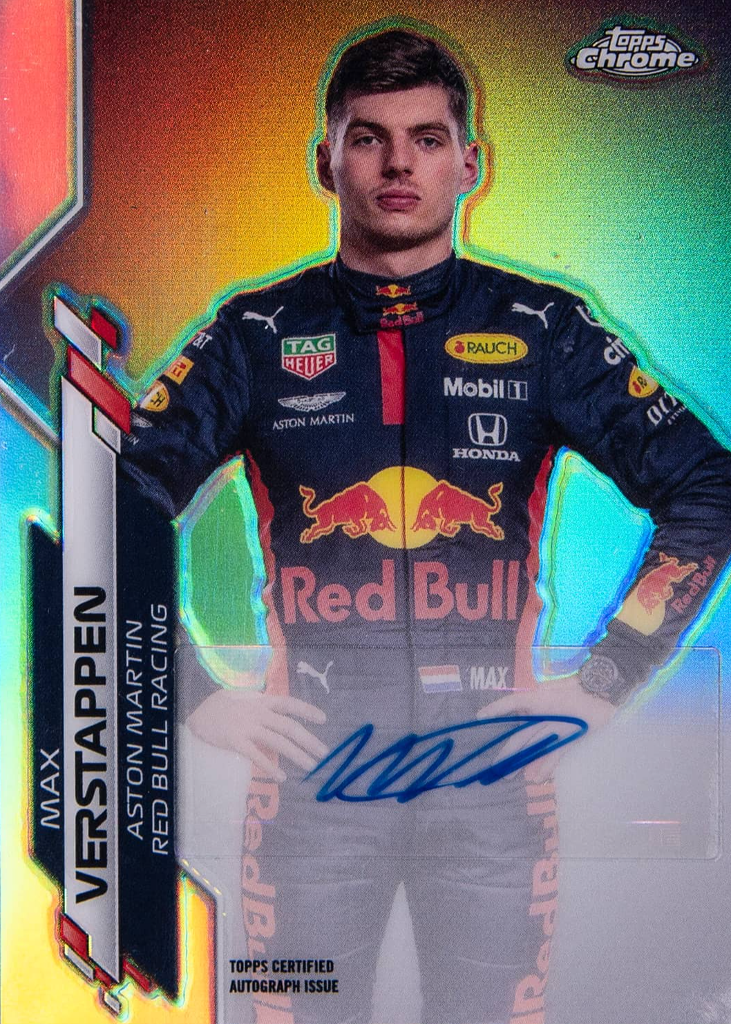 Max Verstappen 2020 Topps Chrome Formula 1 #F1A-MV