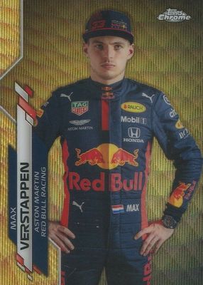 2020 Topps Chrome Formula 1 #6 Gold Wave Refractor /50