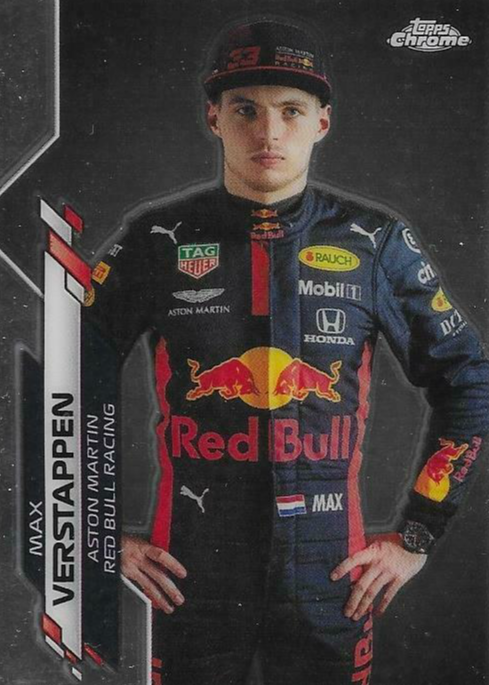10 PSA 9 RC Max Verstappen 2020 Topps Chrome F1 Purple