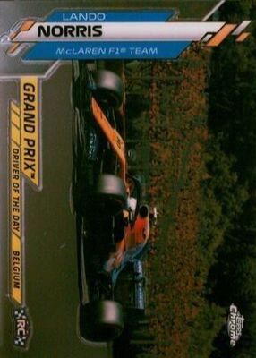 2020 Topps Chrome Formula 1 #166 Grand Prix Driver of the Day (Belgium)