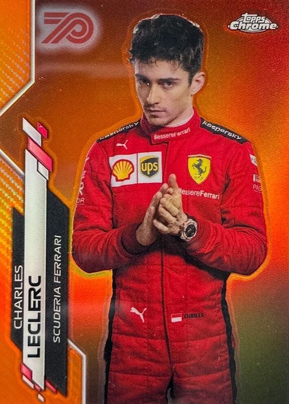 Charles Leclerc 2020 Topps Chrome Formula 1 #4 F1 Racers - 70th ...