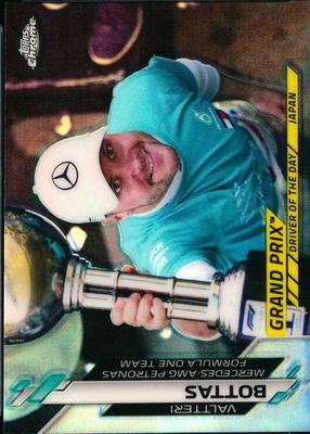 バルテリ・ボッタス 2021TOPPSクローム　ORANGEウェーブ25枚限定 バルテリ・ボッタス 2021TOPPSクローム ORANGEウェーブ25枚限定