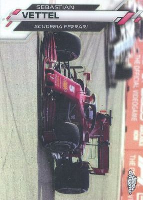 Sebastian Vettel 2020 Topps Chrome Formula 1 Sapphire