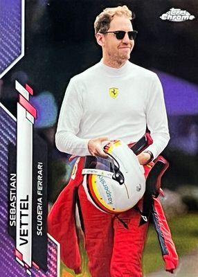 その他 2020 Topps F1 Vettel Variation Refractor Sebastian Vettel 2020 Topps Chrome Formula 1 Sapphire