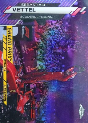 Sebastian Vettel 2020 Topps Chrome Formula 1 Sapphire