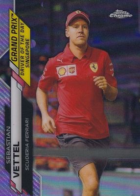 その他 2020 Topps F1 Sapphire Sebastian Vettel SEBASTIAN VETTEL 2020 Topps Chrom F1 SAPPHIRE EDITION #168