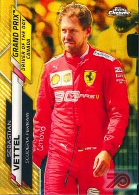 Sebastian Vettel 2020 Topps Chrome Formula 1 #3 Image
