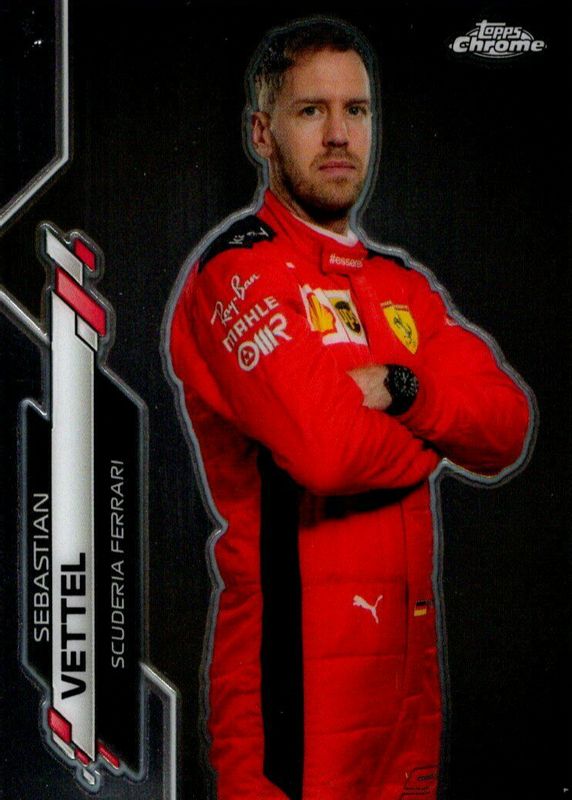 Sebastian Vettel 2020 Topps Chrome Formula 1 #3 Base SGC 10