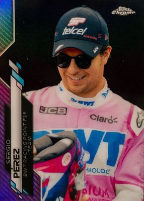 2021 Topps Chrome F1 Sergio Perez 限定99 2021 Topps Chrome Sergio Perez Car Refractor Red Bull #99