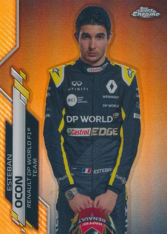 2020 Topps Chrome Formula 1 #10 Orange Refractor /25