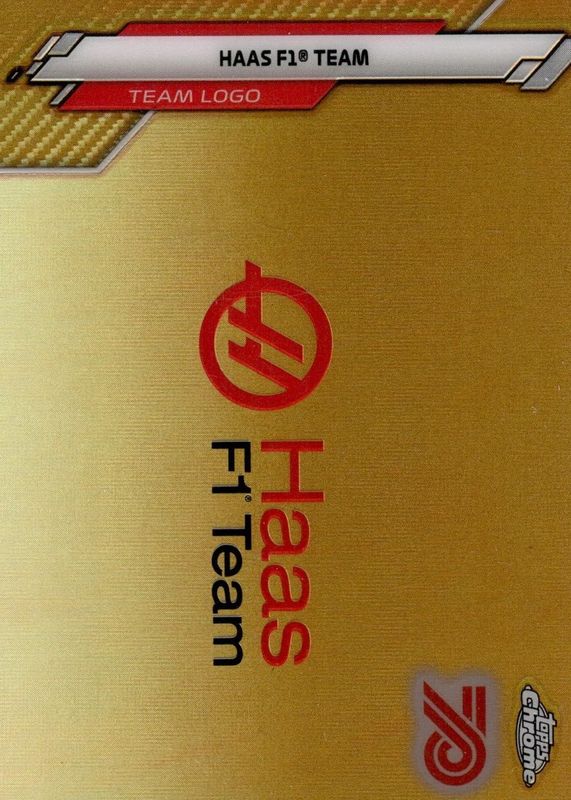 2020 Topps Chrome Formula 1 #120 Team Logos - 70th Anniversary Gold Refractor