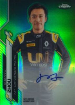 2020 Topps Chrome Formula 1 #F1A-GZ Autographs - Green Refractor /99