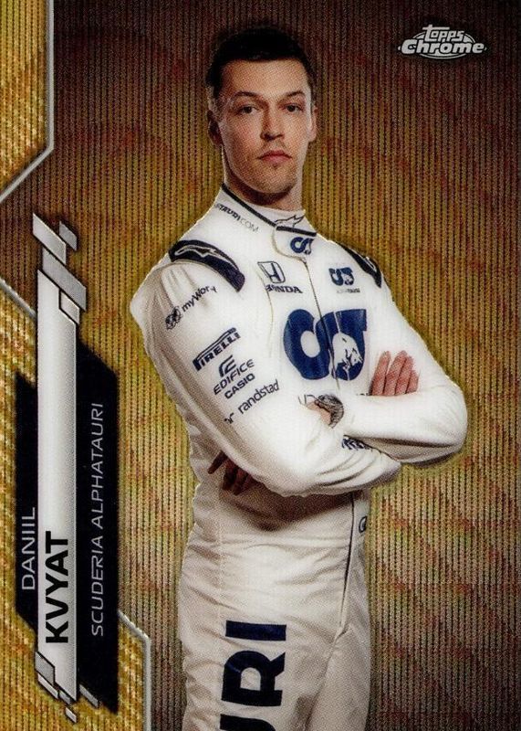 2020 Topps Chrome Formula 1 #12 Gold Wave Refractor /50