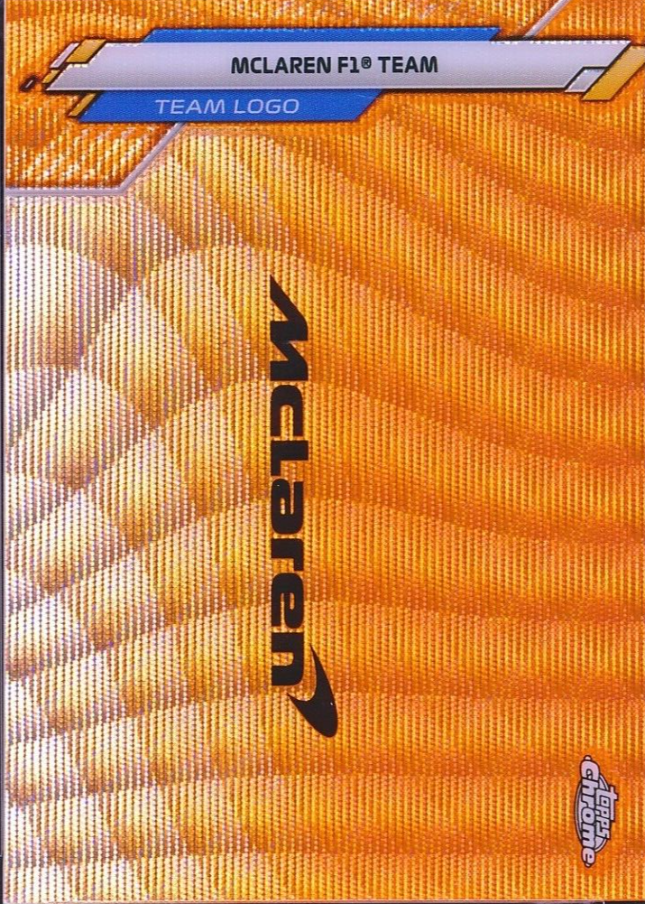 McLaren F1 Team 2020 Topps Chrome Formula 1 #115 Team Logos