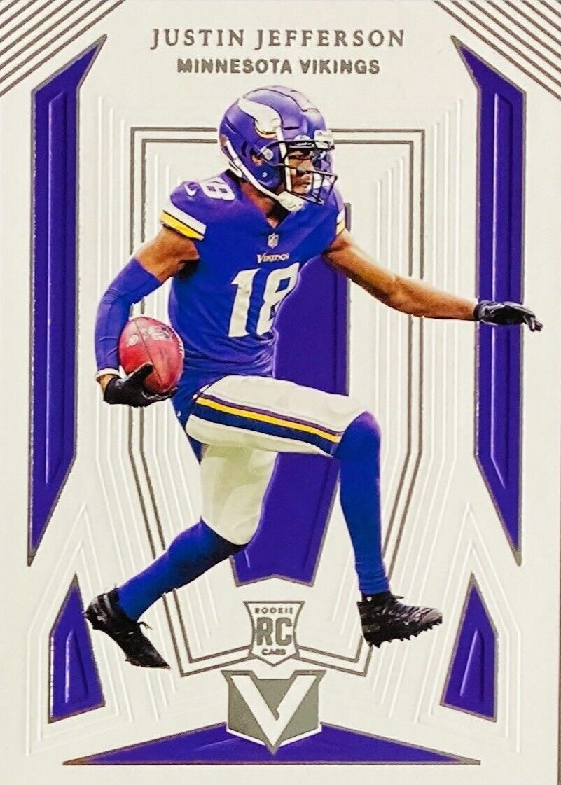 Justin Jefferson 2020 Chronicles #V-10 Vertex Price Guide - Sports