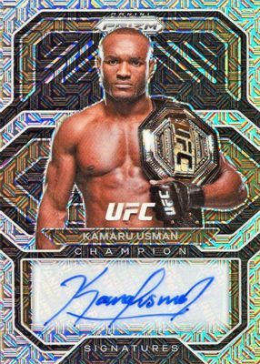 2021 Prizm UFC #CS-KUS Champion Signatures - Mojo /25
