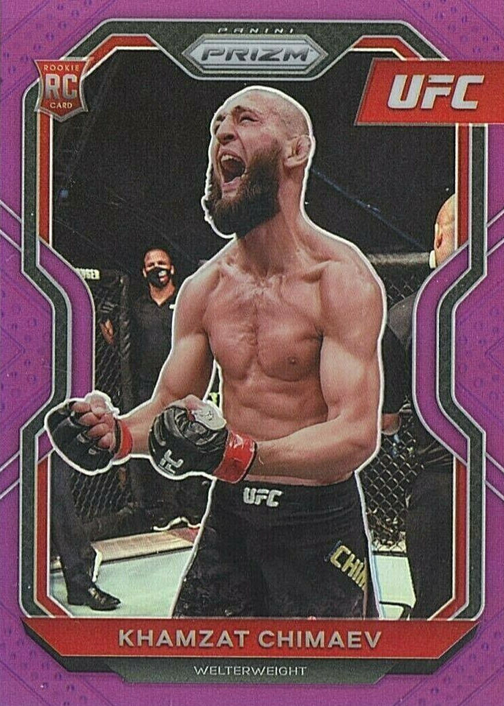 psa10 チマエフ Khamzat Chimaev RC UFC トレカ Khamzat Chimaev RC Rookie Panini 2021 UFC Prizm Debut
