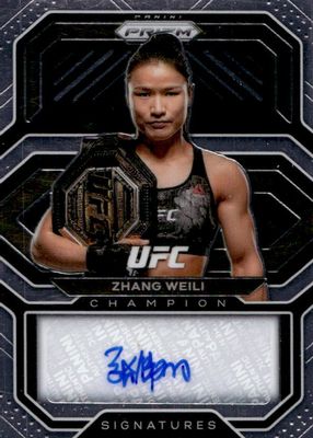 Zhang Weili 2023 Prizm UFC #198 Orange /99 PSA 10 Price Guide 