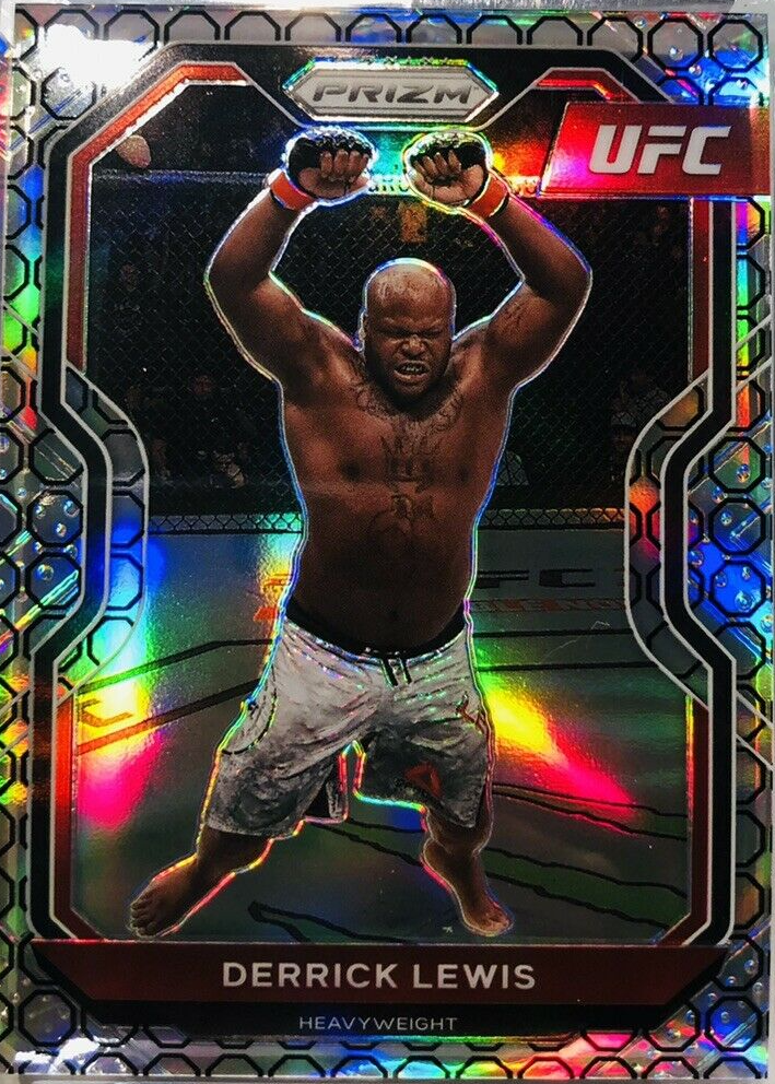 Derrick Lewis 2021 Prizm UFC #100 Octagon /8 Price Guide
