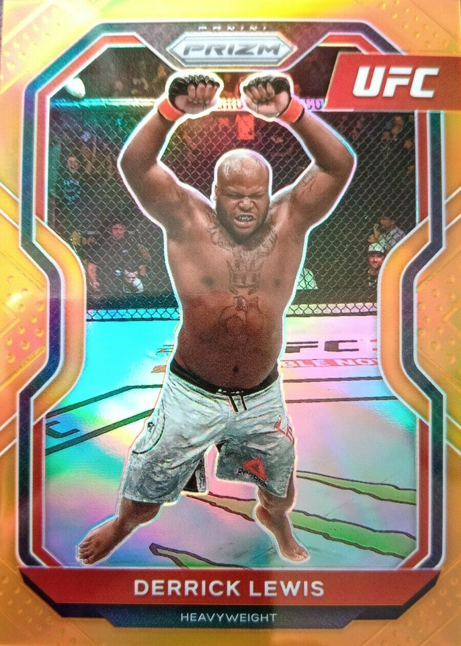 Derrick Lewis 2021 Prizm UFC #100 Orange /99 Price Guide