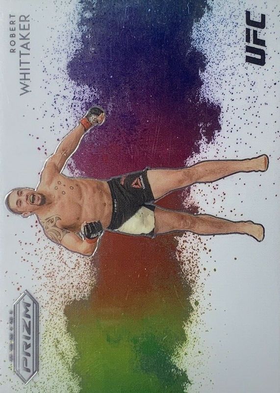 Robert Whittaker 2021 Prizm UFC #5 Color Blast /(SSP) PSA 10