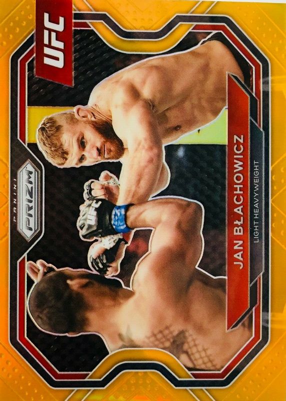 Jan Blachowicz 2021 Prizm UFC #140 Orange /99 RAW