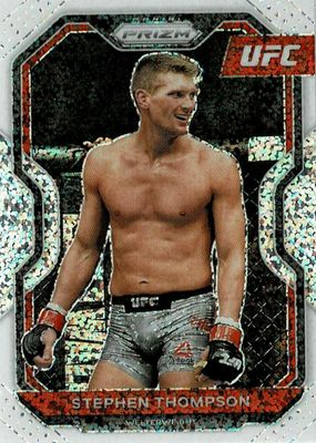 2021 Prizm UFC #81 White Sparkle /(SSP)