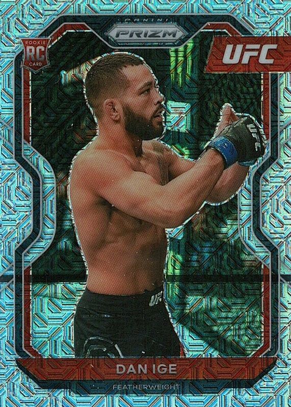 Dan Ige 2021 Prizm UFC #70 Mojo /25 Rookie RAW