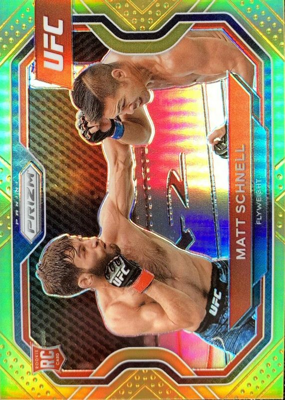 Matt Schnell 2021 Prizm UFC #109 Gold /10 Rookie RAW