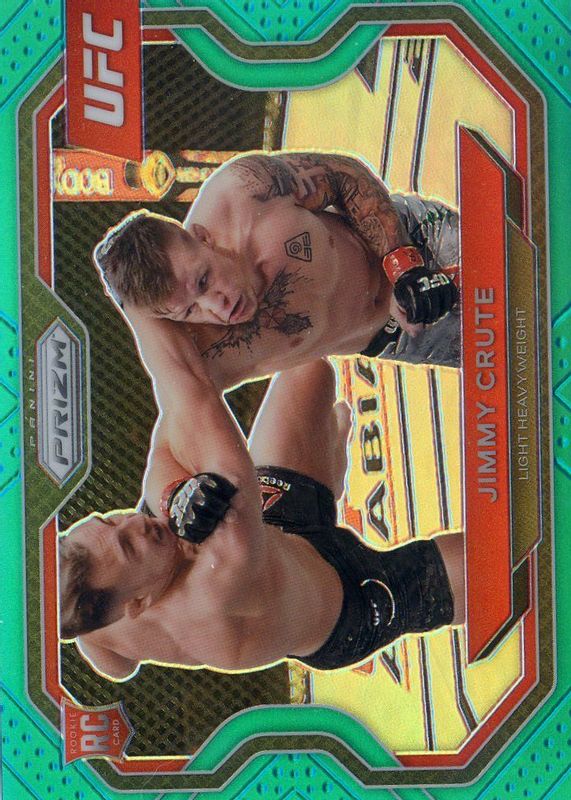 Jimmy Crute 2021 Prizm UFC #170 Teal /49 Rookie RAW