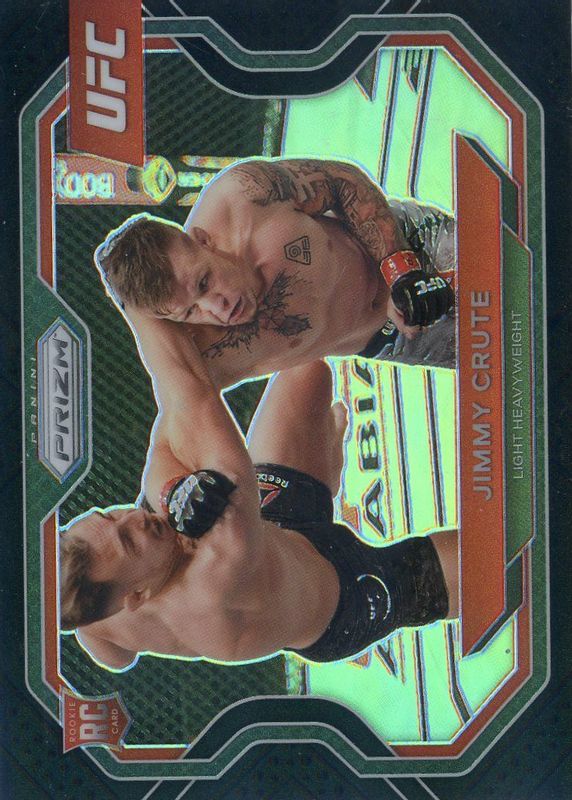 Jimmy Crute 2021 Prizm UFC #170 Black /1 Rookie RAW