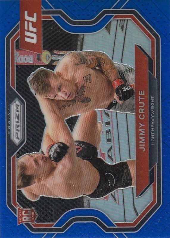 Jimmy Crute 2021 Prizm UFC #170 Blue /199 Rookie RAW