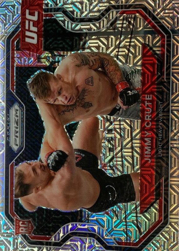 Jimmy Crute 2021 Prizm UFC #170 Mojo /25 Rookie RAW