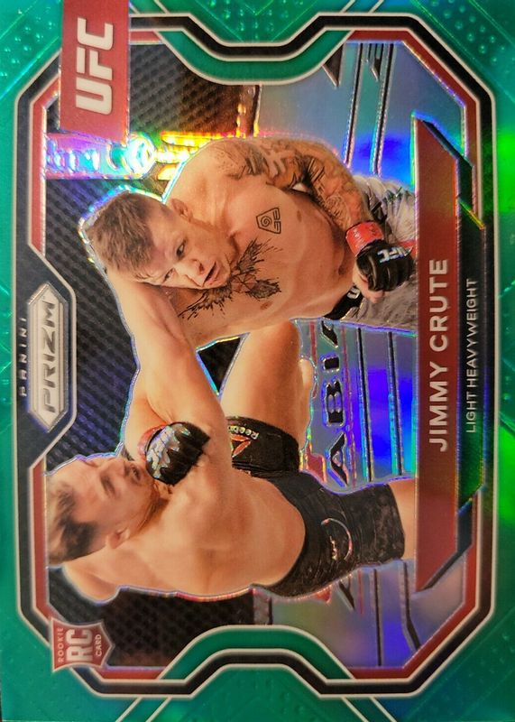 Jimmy Crute 2021 Prizm UFC #170 Green Rookie RAW