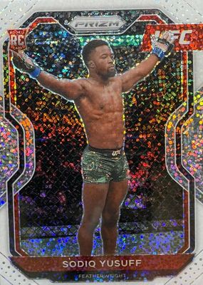 2021 Prizm UFC #71 White Sparkle /(SSP)