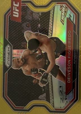 ufc prizm 激レア　デイブソン・フィゲイレード　ゴールドカード ufc prizm 激レア デイブソン・フィゲイレード ゴールドカード