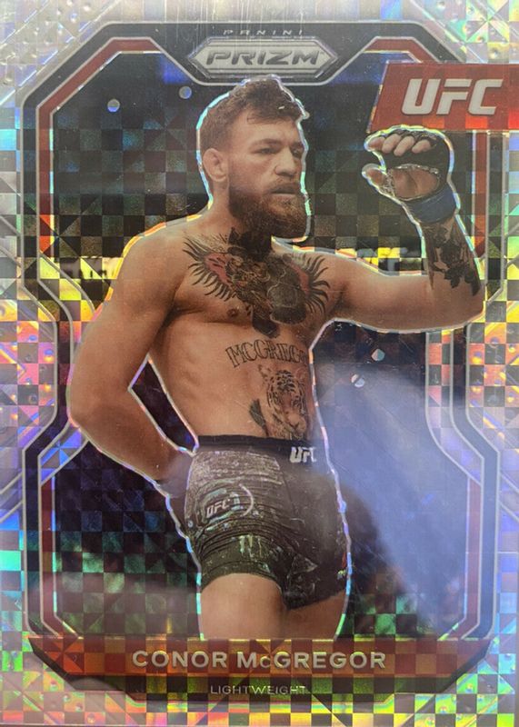 Conor McGregor 2021 Prizm UFC #30 Lucky Envelopes /8 SGC 9.5