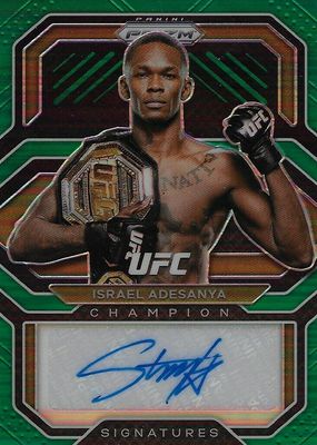2021 Prizm UFC #CS-IAD Champion Signatures - Green