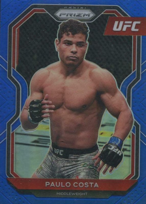 Paulo Costa 2021 Prizm UFC #69 Blue /199 RAW