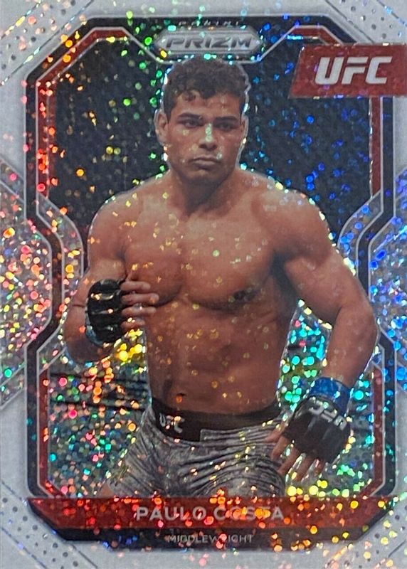 Paulo Costa 2021 Prizm UFC #69 White Sparkle /(SSP) RAW