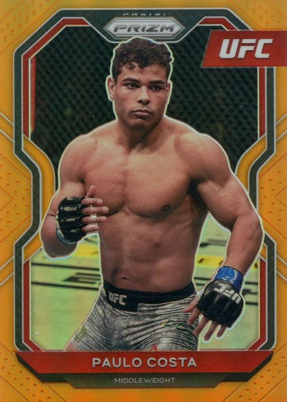 Paulo Costa 2021 Prizm UFC #69 Orange /99 RAW