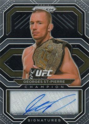 2021 Prizm UFC #CS-GSP Champion Signatures