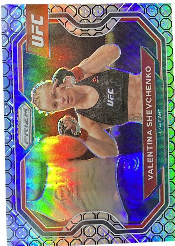 Valentina Shevchenko 2021 Prizm UFC #139 Octagon /8 BGS 9.5