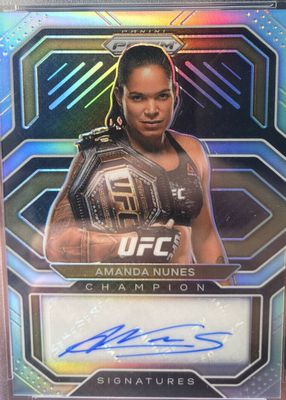 2021 Prizm UFC #CS-ANS Champion Signatures - Silver
