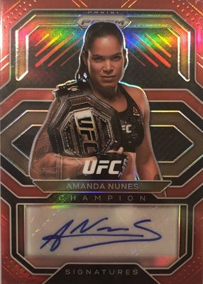 2021 Prizm UFC #CS-ANS Champion Signatures - Red /49