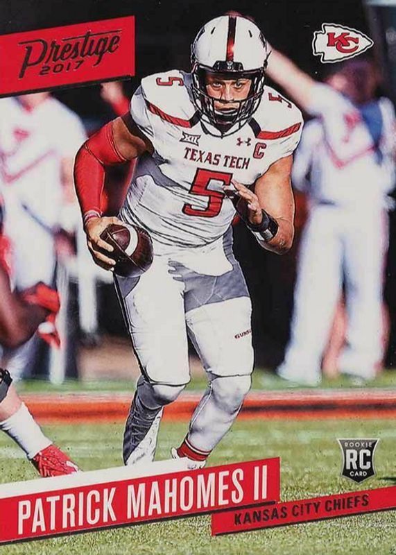 Patrick Mahomes II 2017 Prestige #232 Base Rookie SGC 9.5