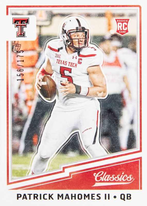 Patrick Mahomes II 2017 Classics #274 Blue Back (1st Edition) /175 Rookie SGC 9.5