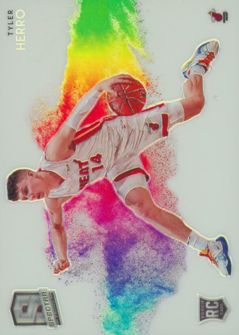 Tyler Herro PSA 10 Rookie Select Red Wave Courtside + Heat